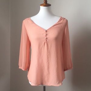 Lauren Conrad blush Top